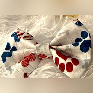 New handmade large dogs, bowties that hook through the collars